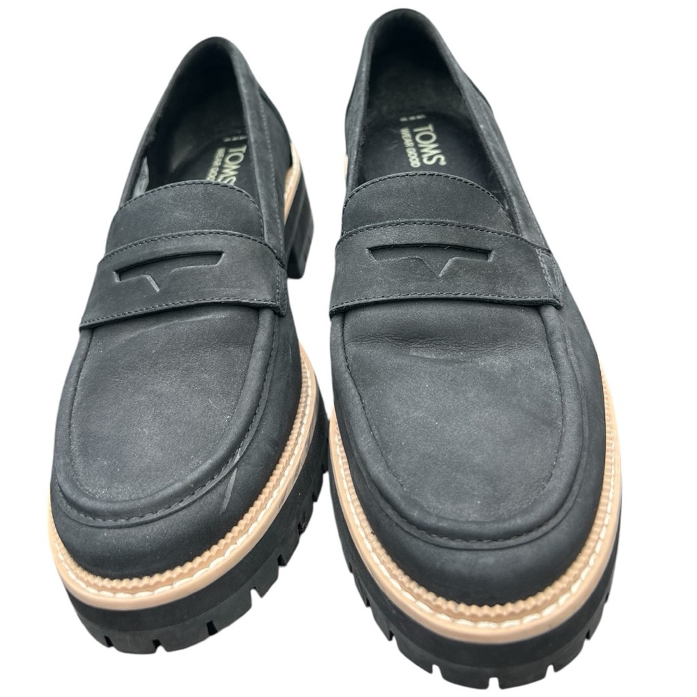 Toms Cara Loafers in Blue, Size: 10 - SOLD OUT ONLINE - Picture 4 of 6
